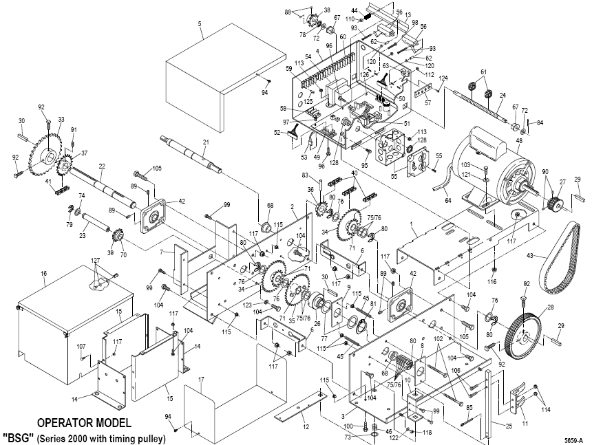 Replacement PartsPowerMaster BSG Slide Gate Operator Replacement Part