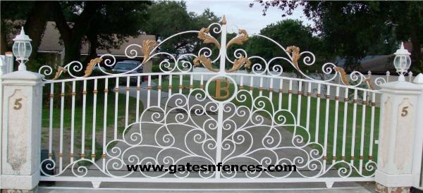 One of our original design with an additional toach ( Initial at center ) See the original design on the driveway section (Touch of Class )