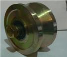 5 inch Groove Wheel Dual bearing no bracket 2000lbs capacity can be use with our Wheel cover box
