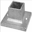 Bottom Shoes for easy intallation to be use to attach the Picket Fence Posts to the concrete Made of Cast Aluminum