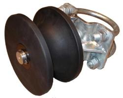 Round U bolt for attaching Catilever Gates to Round Posts