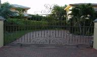 Drivewy Gate,Sliding Aluminum Driveway Gate,Sliding Wrought Iron Driveway Gate