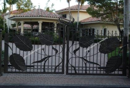 Custom Driveway Gate | Custom - Iron - Aluminum - Wrought Iron - Metals 