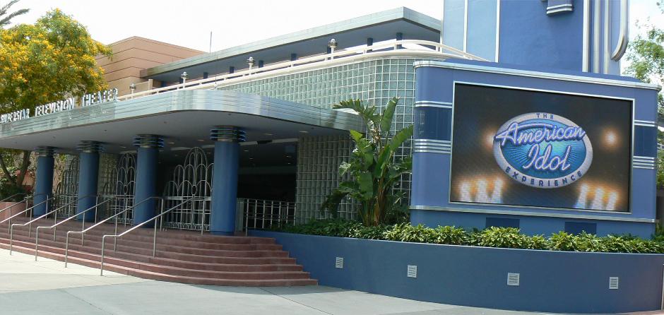 Main Entrace of AMERICAN IDOL in Disney's Hollywood Studios in Florida, Custom Design made of Aluminum Powder Coat Oven Baked in a mirror high gloss silver