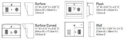Doorking 1812 Plus different views and mesuarments