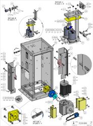 Replacement Parts for 9210 Doorking Gate operator, Motor,Pulley,Idler Sprocket,Bearings,Gear Box,Capacitor