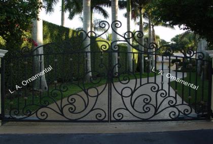 Automatic Aluminum Driveway Gate | Automatic Wrought Iron Driveway Gate