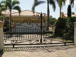 Wrought Iron and Aluminum Sliding Driveway Gates, Ornamental Gates 