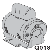 Q018 1/2 HP Motor