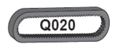 Q020 Drive Belt