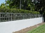 Modern Custom Fence Decorative Panels with Garden Gates