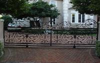 Aluminum or Wrought Iron Driveway Gate - Custom Entry Sliding or Swinging Driveway Iron Gates