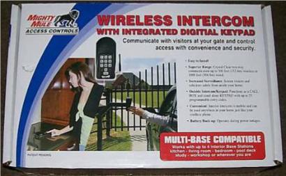 Wireless Intercom System up to 500 ft OR Wire Intercom for up to 1000 ft range