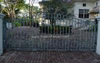 Front Entrance Gates | Custom Design Entrance Gates - Aluminum or Wrought Iron