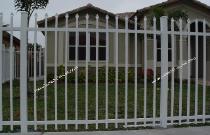 Picket Fences - Wrought Iron or Aluminum Picket Fences - Steel Designs