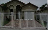 Residentail Aluminum Driveway Gate, Residential Metal Security Entrance Gate