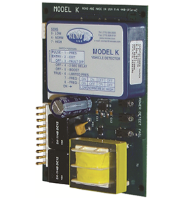 Reno PC Board Loop detector Model K Single Channel Dual relay