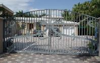 Front Entrance Gates | Front Security Gate Design |  Aluminum Front Entry Gate 