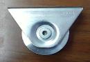 3 inch Groove Wheel single bearing with bracket 350lbs capacity