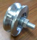 3 inch Groove Wheel single bearing no bracket 350lbs capacity