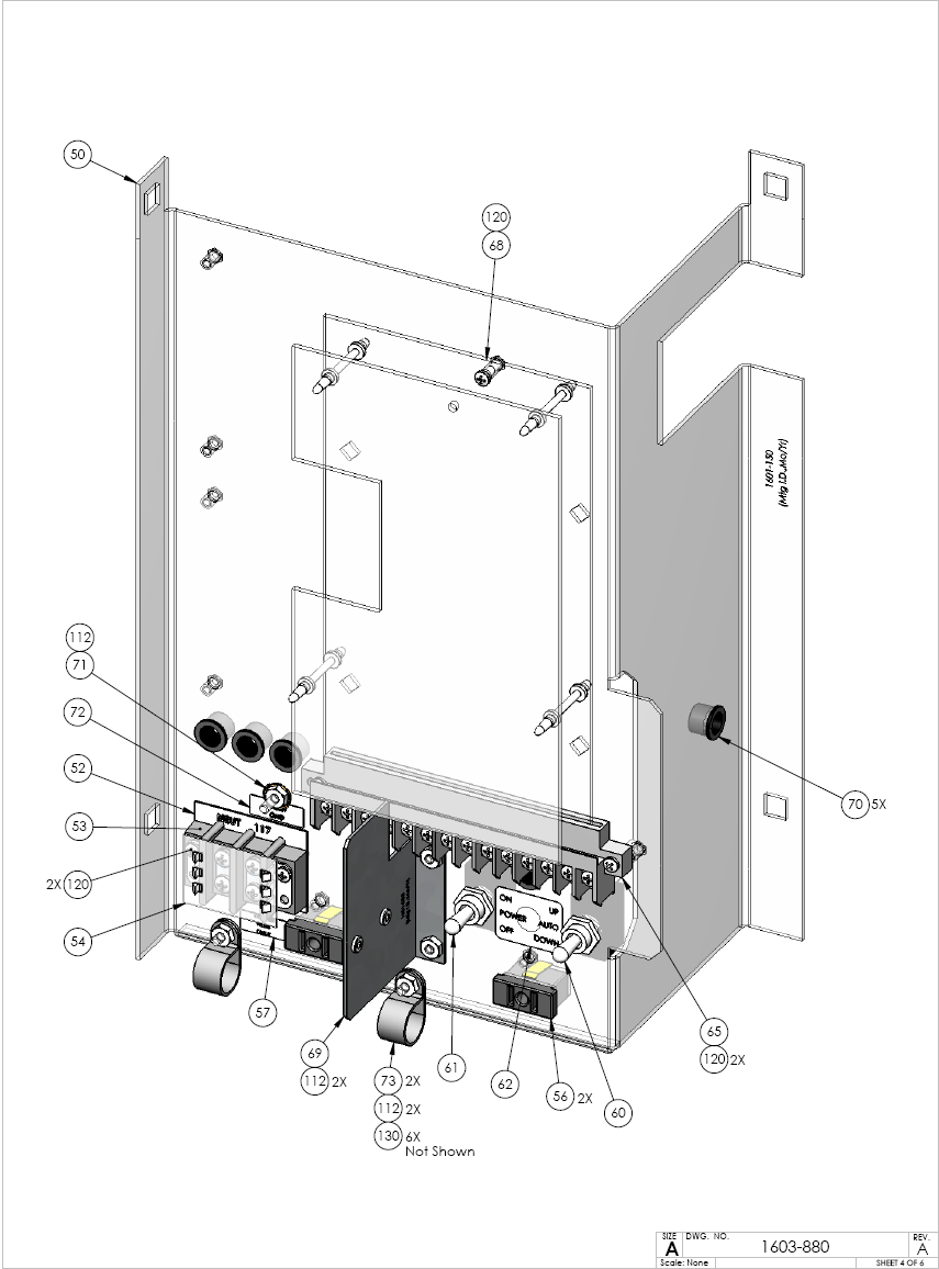 Doorking 1603 Barrier Replacement Parts DKS Parts Barrier Operator