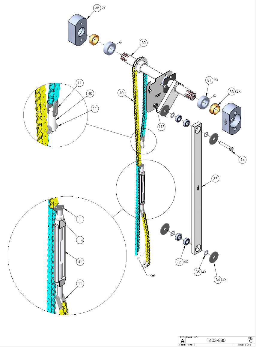 Doorking 1603 Barrier Replacement Parts DKS Parts Barrier Operator