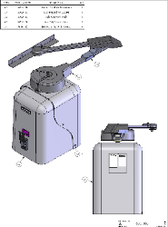 DKS Doorking Arm and Arm Assembly cover for the 6500 Swing Gate Operator