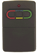 Heddolf 0220-318-3 , 318MHzGarage Door Remote Controls Three Button Visor Transmitters