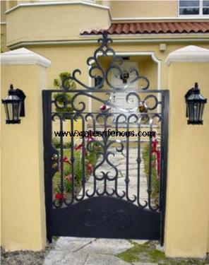 Security and beauty in this garden gate available matching Driveway Gate, it can also be made into a double gate and or Privacy by adding the rear cover